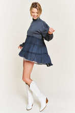 Load image into Gallery viewer, MOCK NECK TUNIC KNIT TOP