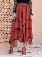 Load image into Gallery viewer, Tasha Tiered Midi Skirt