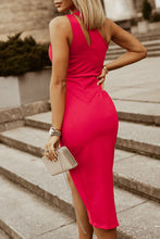 Load image into Gallery viewer, Ruched Cutout Single Shoulder Dress