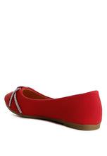 Load image into Gallery viewer, Playasu Rhinestone Faux Leather Ballerinas