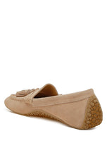 Load image into Gallery viewer, Kipstar Suede Round Toe Tassel Loafers
