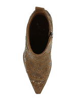 Load image into Gallery viewer, Omishi Stud Embellished Ankle Boots