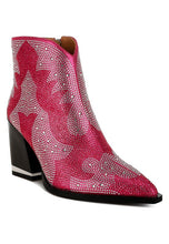 Load image into Gallery viewer, Mugler Rhinestones Embellished Ankle Boots