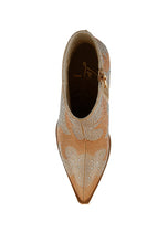 Load image into Gallery viewer, Mugler Rhinestones Embellished Ankle Boots