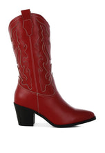 Load image into Gallery viewer, Pakito Patchwork Detail Cowboy Boots