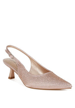 Load image into Gallery viewer, Amashi Rhinestones Embellished Slingback Sandals