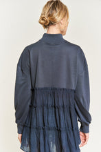 Load image into Gallery viewer, MOCK NECK TUNIC KNIT TOP