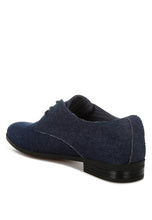 Load image into Gallery viewer, Zapier Men&#39;s Denim Oxford Shoes