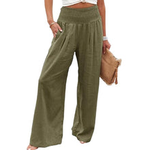 Load image into Gallery viewer, Cotton Linen Loose Trousers