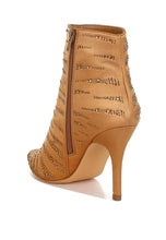 Load image into Gallery viewer, Toget Satin Rhinestone Ankle Party Boots