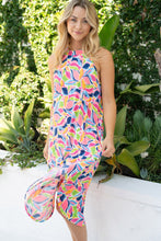 Load image into Gallery viewer, Printed Sleeveless Dress with Pockets