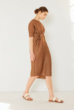 Load image into Gallery viewer, Pleated Dolman Sleeve Dress