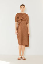 Load image into Gallery viewer, Pleated Dolman Sleeve Dress