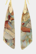 Load image into Gallery viewer, Handmade Natural Stone Dangle Earrings
