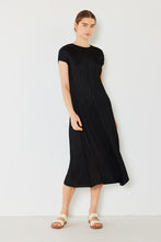 Load image into Gallery viewer, Pleated Cap Sleeve A-Line Dress