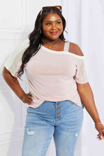 Load image into Gallery viewer, Andree by Unit Full Size Something Simple Cold Shoulder Tee