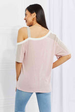 Load image into Gallery viewer, Andree by Unit Full Size Something Simple Cold Shoulder Tee