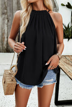 Load image into Gallery viewer, Ruched Grecian Neck Tank