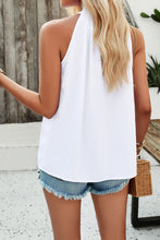 Load image into Gallery viewer, Ruched Grecian Neck Tank