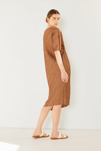 Load image into Gallery viewer, Pleated Dolman Sleeve Dress