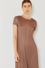 Load image into Gallery viewer, Pleated Cap Sleeve A-Line Dress