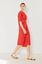 Load image into Gallery viewer, Pleated Dolman Sleeve Dress