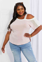 Load image into Gallery viewer, Andree by Unit Full Size Something Simple Cold Shoulder Tee