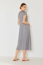 Load image into Gallery viewer, Pleated Cap Sleeve A-Line Dress