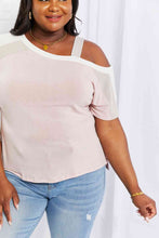 Load image into Gallery viewer, Andree by Unit Full Size Something Simple Cold Shoulder Tee