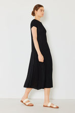 Load image into Gallery viewer, Pleated Cap Sleeve A-Line Dress