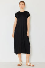 Load image into Gallery viewer, Pleated Cap Sleeve A-Line Dress