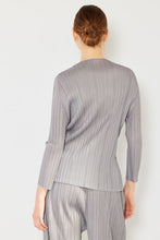 Load image into Gallery viewer, Pleated Long Sleeve Boatneck Top
