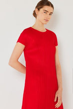 Load image into Gallery viewer, Pleated Cap Sleeve A-Line Dress