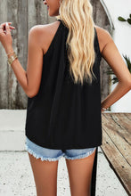 Load image into Gallery viewer, Ruched Grecian Neck Tank