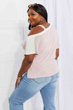 Load image into Gallery viewer, Andree by Unit Full Size Something Simple Cold Shoulder Tee
