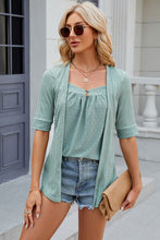 Load image into Gallery viewer, Eyelet Half Sleeve T-Shirt
