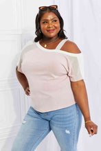 Load image into Gallery viewer, Andree by Unit Full Size Something Simple Cold Shoulder Tee